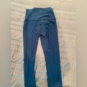 LULULEMON Teal Wunder Under Leggings